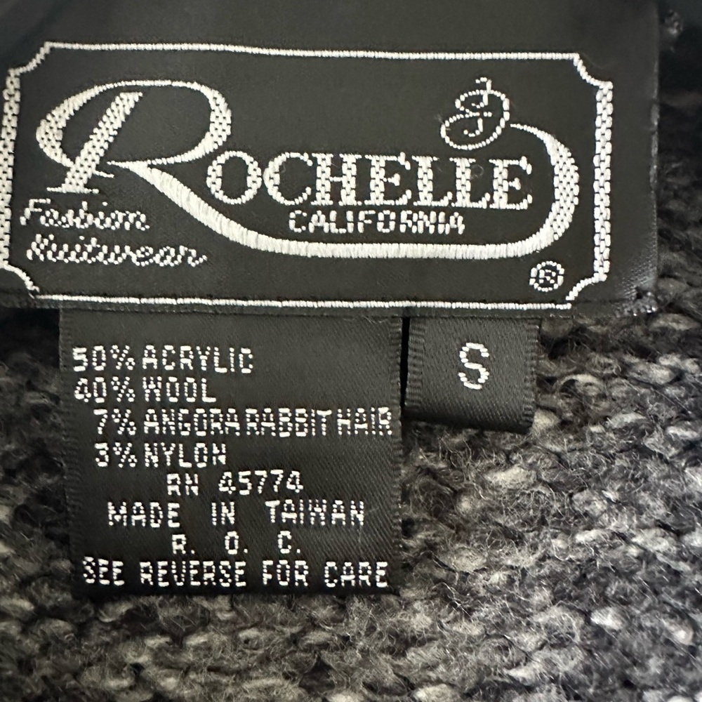 Vintage Rochelle wool blend heavy jacket small - Picture 7 of 7
